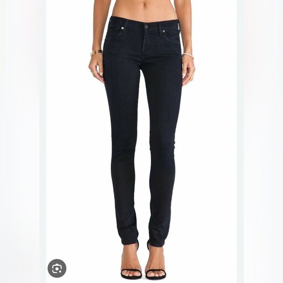 COH CITIZENS OF HUMANITY Women's Black Jeans Skinny size 25 avedon skinny - Picture 1 of 9